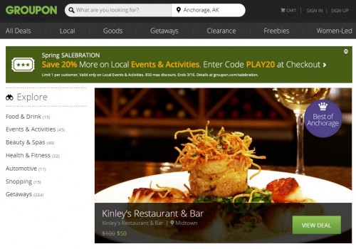 Group On Deals Internet Marketing Tactic Strategy
