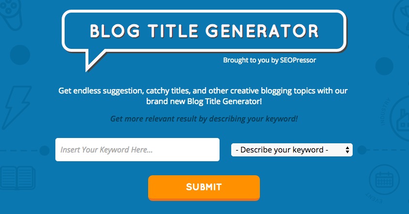 blog topic generator