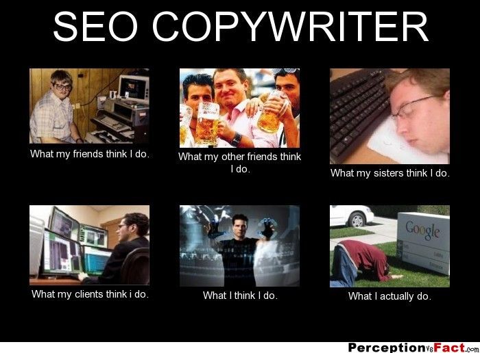 Fact of Being An SEO copywriter meme