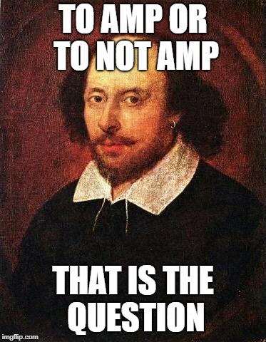 to amp or not amp meme