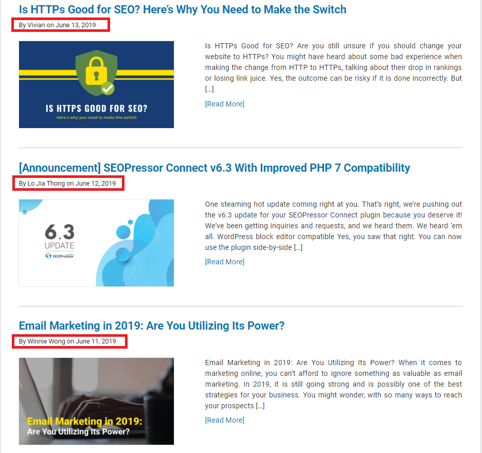 SEOPressor Blog Posts