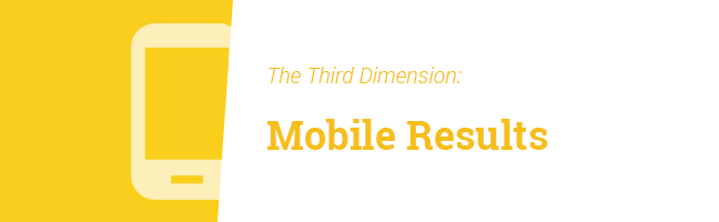 Third Dimension: Mobile Results