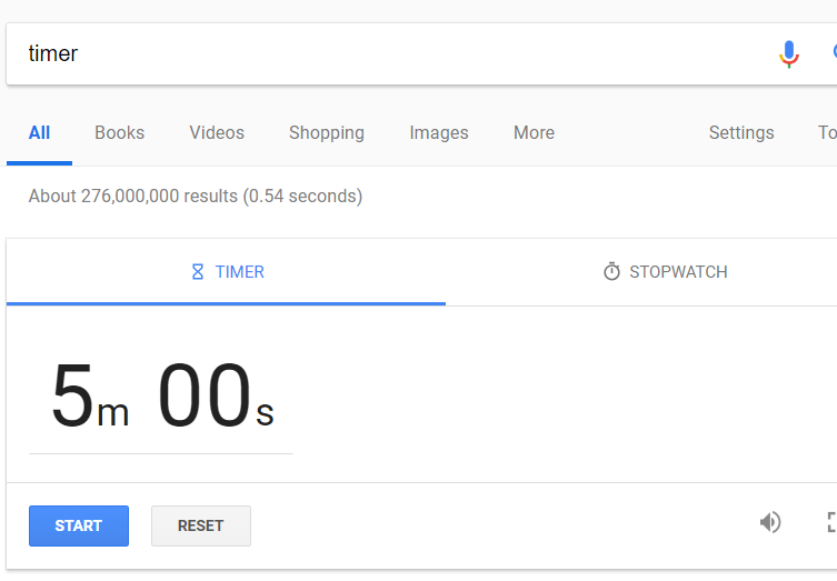 google timer
