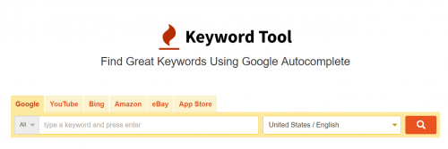 keywordtool.io