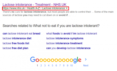 people also ask serp snippet is the 10th link
