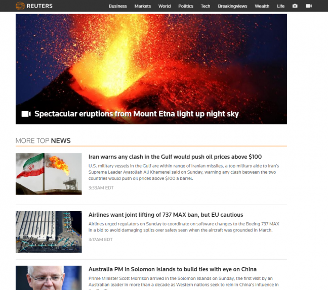High DA site - Reuters