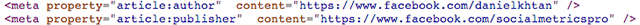 New Facebook OpenGraph Tags example