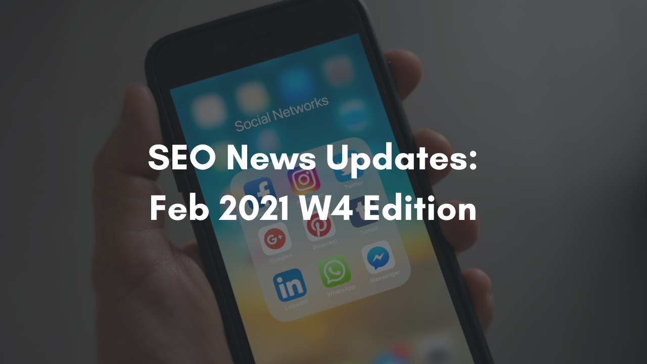 Mobile first indexing