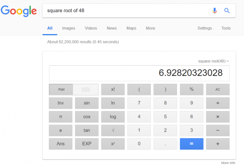 google calculator
