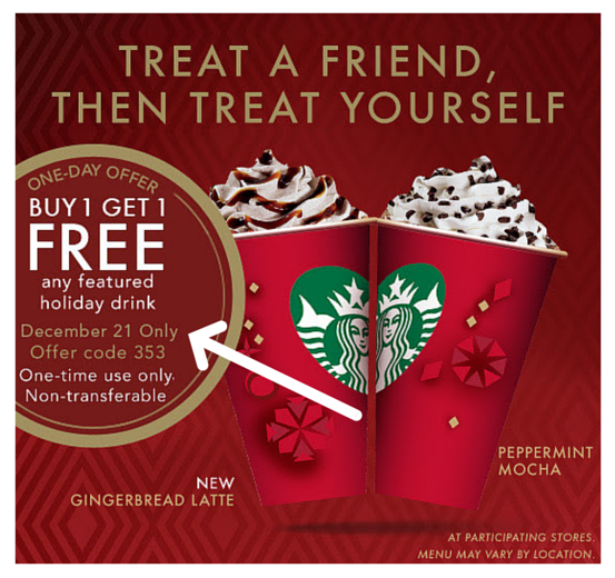 Starbucks's Season Frappuccino Offer