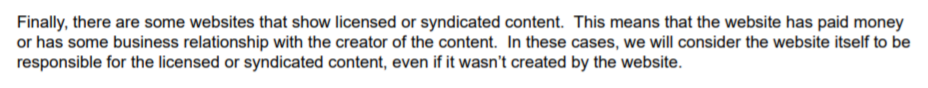 syndicated content