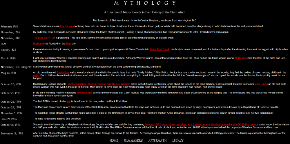 the blair witch viral marketing example 2